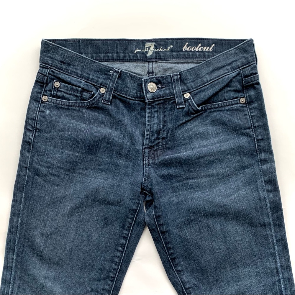 7 For All Mankind Bootcut Dark Wash Jeans Size 25